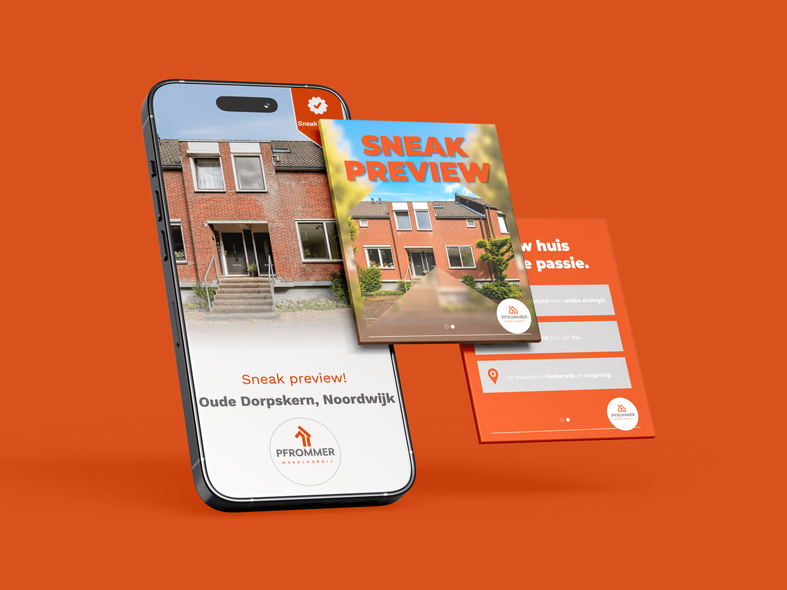 Voorbeeld van de social media posts van Sneak Preview